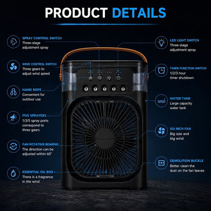 AQUA COOL™ 3-IN-1 PERSONAL AIR COOLER